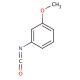 3-Methoxyphenyl isocyanate (CAS 18908-07-1) - chemical structure image