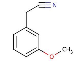 3-Methoxyphenylacetonitrile (CAS 19924-43-7) - chemical structure image