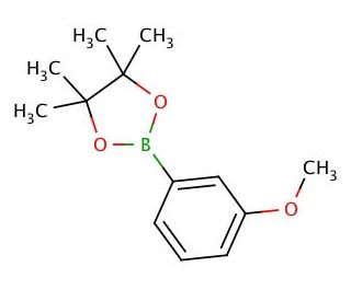 3-Methoxyphenylboronic Acid Pinacol Ester - chemical structure image