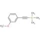 (3-Methoxyphenylethynyl)trimethylsilane (CAS 40230-92-0) - chemical structure image