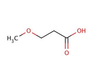 3-Methoxypropionic acid (CAS 2544-06-1) - chemical structure image