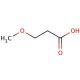 3-Methoxypropionic acid (CAS 2544-06-1) - chemical structure image