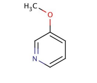 3-Methoxypyridine (CAS 7295-76-3) - chemical structure image