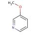 3-Methoxypyridine (CAS 7295-76-3) - chemical structure image