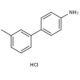 3-methyl-1,1′-biphenyl-4-amine hydrochloride (CAS 811842-51-0) - chemical structure image