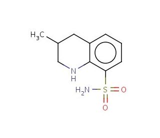 3-methyl-1,2,3,4-tetrahydroquinoline-8-sulfonamide - chemical structure image