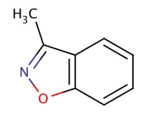 3-Methyl-1,2-benzisoxazole (CAS 4825-75-6) - chemical structure image