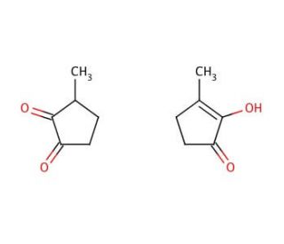 3-Methyl-1,2-cyclopentanedione (CAS 765-70-8) - chemical structure image