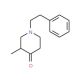 3-Methyl-1-(2-phenylethyl)-4-piperidone (CAS 129164-39-2) - chemical structure image