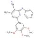 3-methyl-1-(3,4,5-trimethoxyphenyl)pyrido[1,2-a]benzimidazole-4-carbonitrile - chemical structure image
