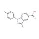 3-methyl-1-(4-methylphenyl)-1H-pyrazolo[3,4-b]pyridine-5-carboxylic acid - chemical structure image