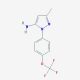 3-methyl-1-[4-(trifluoromethoxy)phenyl]-1H-pyrazol-5-amine - chemical structure image