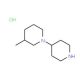 3-Methyl-[1,4′]bipiperidinylhydrochloride - chemical structure image