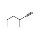 3-Methyl-1-hexyne (CAS 40276-93-5) - chemical structure image