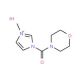 3-methyl-1-(morpholin-4-ylcarbonyl)-1H-imidazol-3-ium iodide - chemical structure image