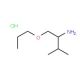 3-Methyl-1-propoxy-2-butanamine hydrochloride - chemical structure image