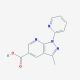 3-methyl-1-pyridin-2-yl-1H-pyrazolo[3,4-b]pyridine-5-carboxylic acid (CAS 926260-09-5) - chemical structure image