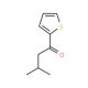 3-methyl-1-(thiophen-2-yl)butan-1-one - chemical structure image