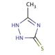 3-methyl-1H-1,2,4-triazole-5-thiol (CAS 7271-44-5) - chemical structure image