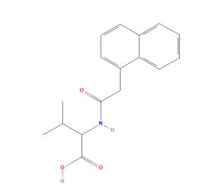 3-methyl-2-[(1-naphthylacetyl)amino]butanoic acid - chemical structure image