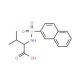 3-methyl-2-[(2-naphthylsulfonyl)amino]butanoic acid - chemical structure image