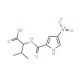 3-methyl-2-[(4-nitro-1H-pyrrol-2-yl)formamido]butanoic acid - chemical structure image