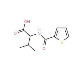 3-methyl-2-[(thien-2-ylcarbonyl)amino]butanoic acid - chemical structure image