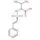 3-methyl-2-({[2-phenylvinyl]sulfonyl}amino)butanoic acid - chemical structure image