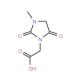 (3-methyl-2,5-dioxoimidazolidin-1-yl)acetic acid (CAS 150376-36-6) - chemical structure image