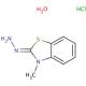 3-Methyl-2-benzothiazolinone hydrazone hydrochloride monohydrate (CAS 38894-11-0) - chemical structure image