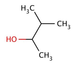 3-Methyl-2-butanol (CAS 598-75-4) - chemical structure image