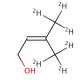 3-Methyl-2-buten-1-ol-d6 (d5 Major) (CAS 53439-16-0) - chemical structure image