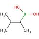 3-Methyl-2-buten-2-ylboronic acid (CAS 870777-16-5) - chemical structure image