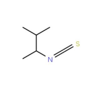 3-Methyl-2-butyl isothiocyanate (CAS 201224-92-2) - chemical structure image