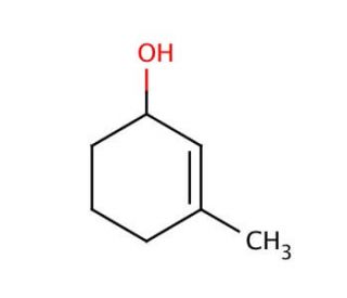 3-Methyl-2-cyclohexen-1-ol (CAS 21378-21-2) - chemical structure image
