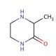 3-Methyl-2-ketopiperazine (CAS 23936-11-0) - chemical structure image