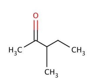 3-Methyl-2-pentanone (CAS 565-61-7) - chemical structure image