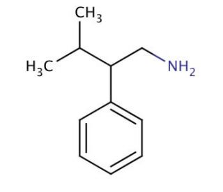 3-methyl-2-phenylbutan-1-amine (CAS 196106-01-1) - chemical structure image
