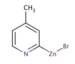 3-Methyl-2-pyridylzinc bromide solution (CAS 308795-91-7) - chemical structure image