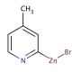 3-Methyl-2-pyridylzinc bromide solution (CAS 308795-91-7) - chemical structure image