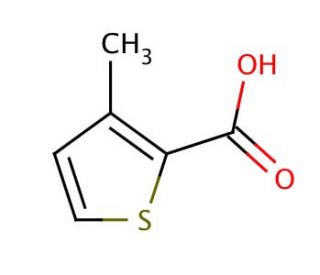 3-Methyl-2-thiophenecarboxylic acid (CAS 23806-24-8) - chemical structure image