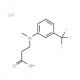 3-[Methyl-(3-trifluoromethyl-phenyl)-amino]-propionic acid hydrochloride - chemical structure image