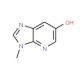 3-Methyl-3H-imidazo[4,5-b]pyridin-6-ol (CAS 1171920-70-9) - chemical structure image