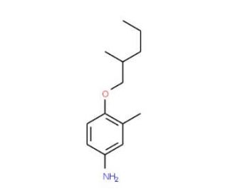 3-Methyl-4-[(2-methylpentyl)oxy]aniline - chemical structure image