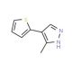 3-Methyl-4-(2-thienyl)-1H-pyrazole - chemical structure image