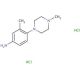 3-methyl-4-(4-methylpiperazin-1-yl)aniline dihydrochloride - chemical structure image