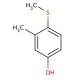 3-Methyl-4-(methylthio)phenol (CAS 3120-74-9) - chemical structure image