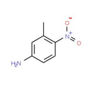 3-Methyl-4-nitrobenzeneamine (CAS 611-05-2) - chemical structure image