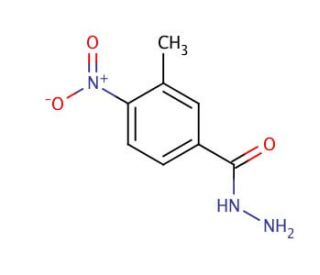 3-Methyl-4-nitrobenzhydrazide (CAS 72198-83-5) - chemical structure image