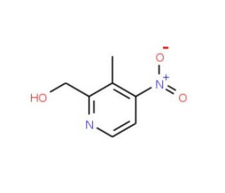 (3-Methyl-4-nitropyridin-2-yl)methanol (CAS 168167-49-5) - chemical structure image